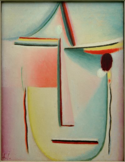 Abstract Head: Fate by Alexej von Jawlensky